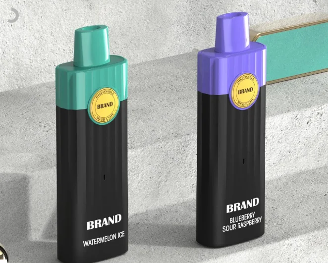 How are disposable vapes reshaping product design trends in 2026?-1 green and purple electronic cigarette