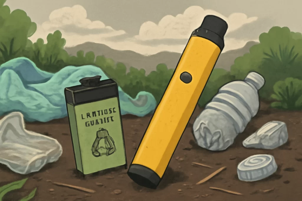 Environmental Concerns in the E-cigarette Industry The Impact of Lithium Batteries and Plastic Waste